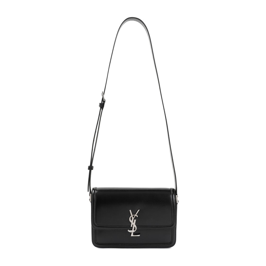 Saint Laurent Solferino Black Leather Handbag
