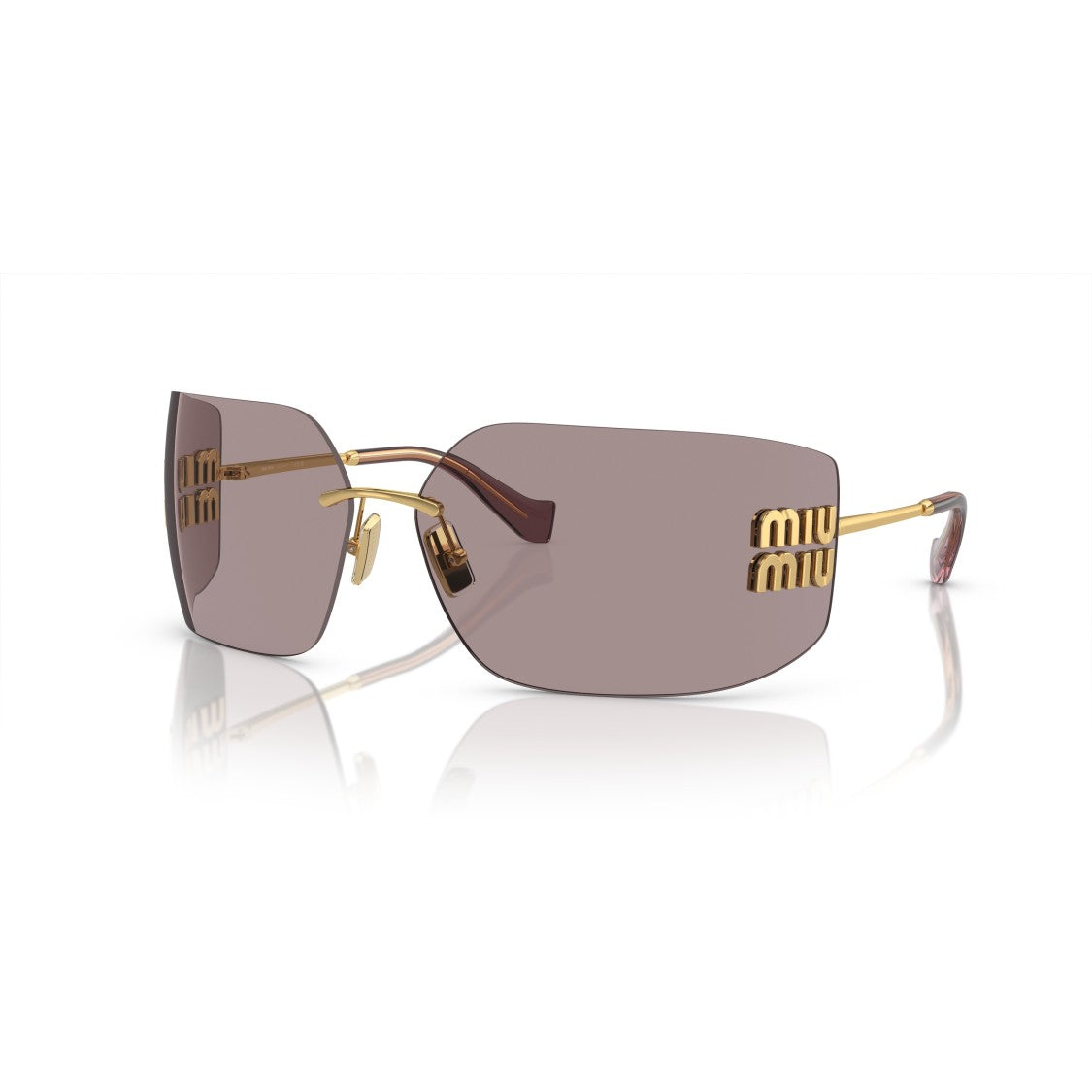 Miu Miu 0Mu 54Ys Rimless Sunglasses
