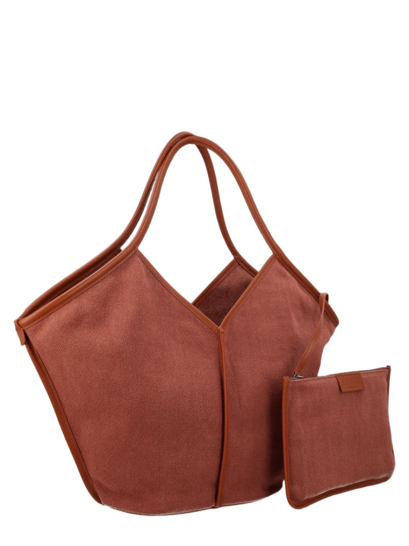 Hereu Beige Calella Recycled Linen Tote
