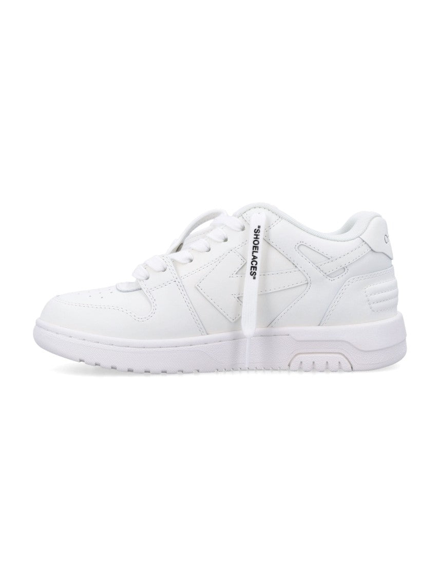 Off-White Total White Out Of Office Sneakers With Calf Leather Upper