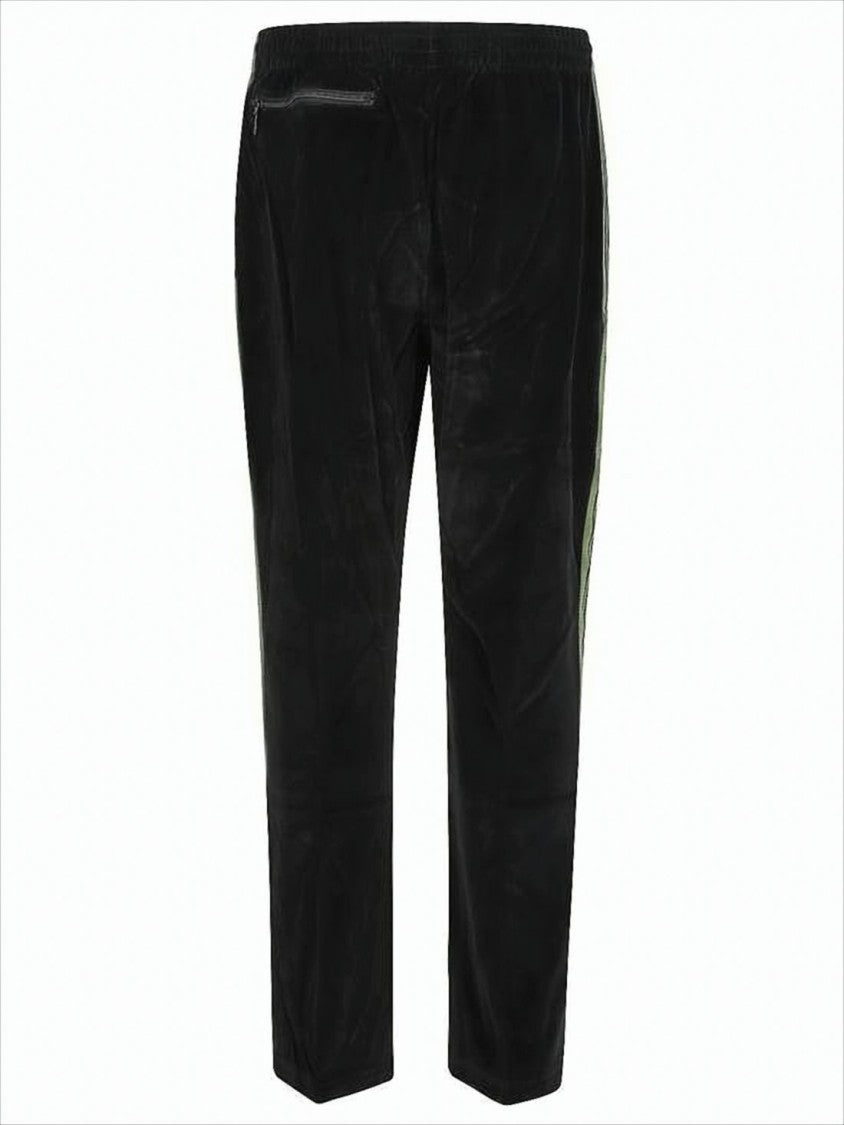 Needles Velvety Jogger Pants With Distinctive Side Stripe
