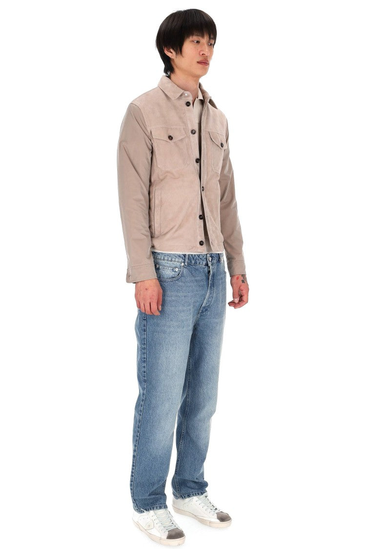 Moorer High-Density Technical Fabric Rain Jacket