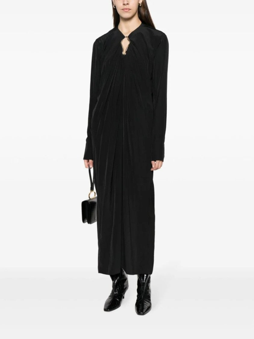 Lanvin Cut-Out Midi Dress