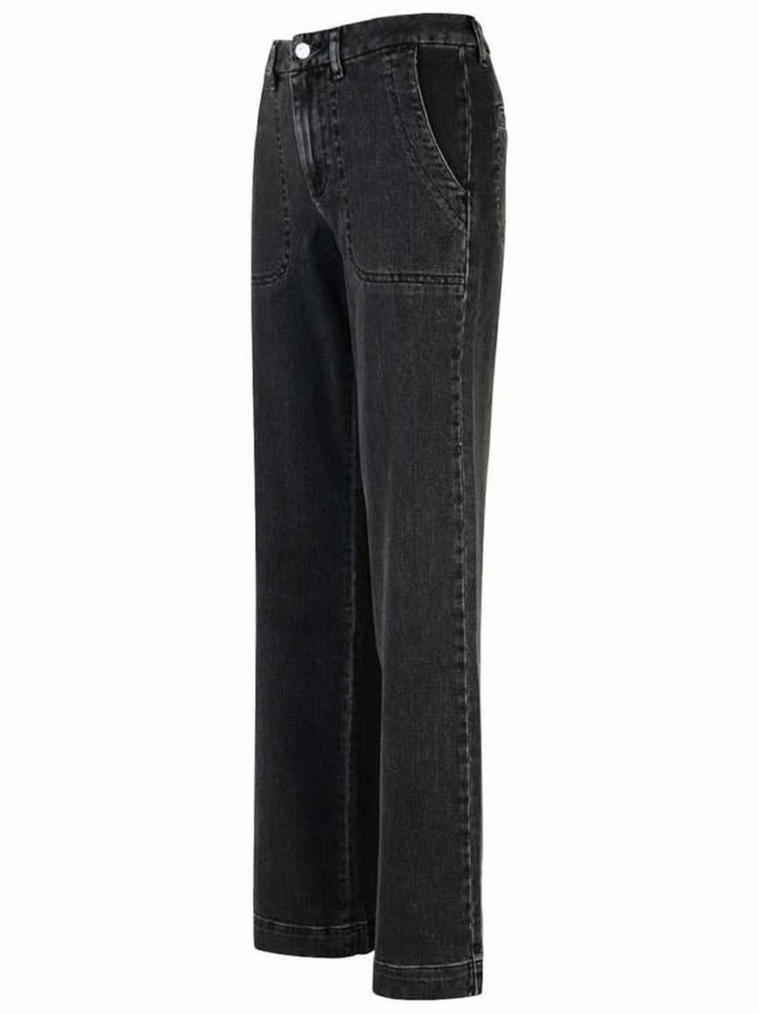 A.P.C. Straight-Leg Denim Pants With Mid-Rise Waist And Distinctive Stitching