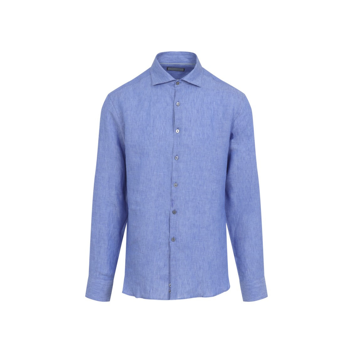 Canali Tailored Long-Sleeve Linen Shirt