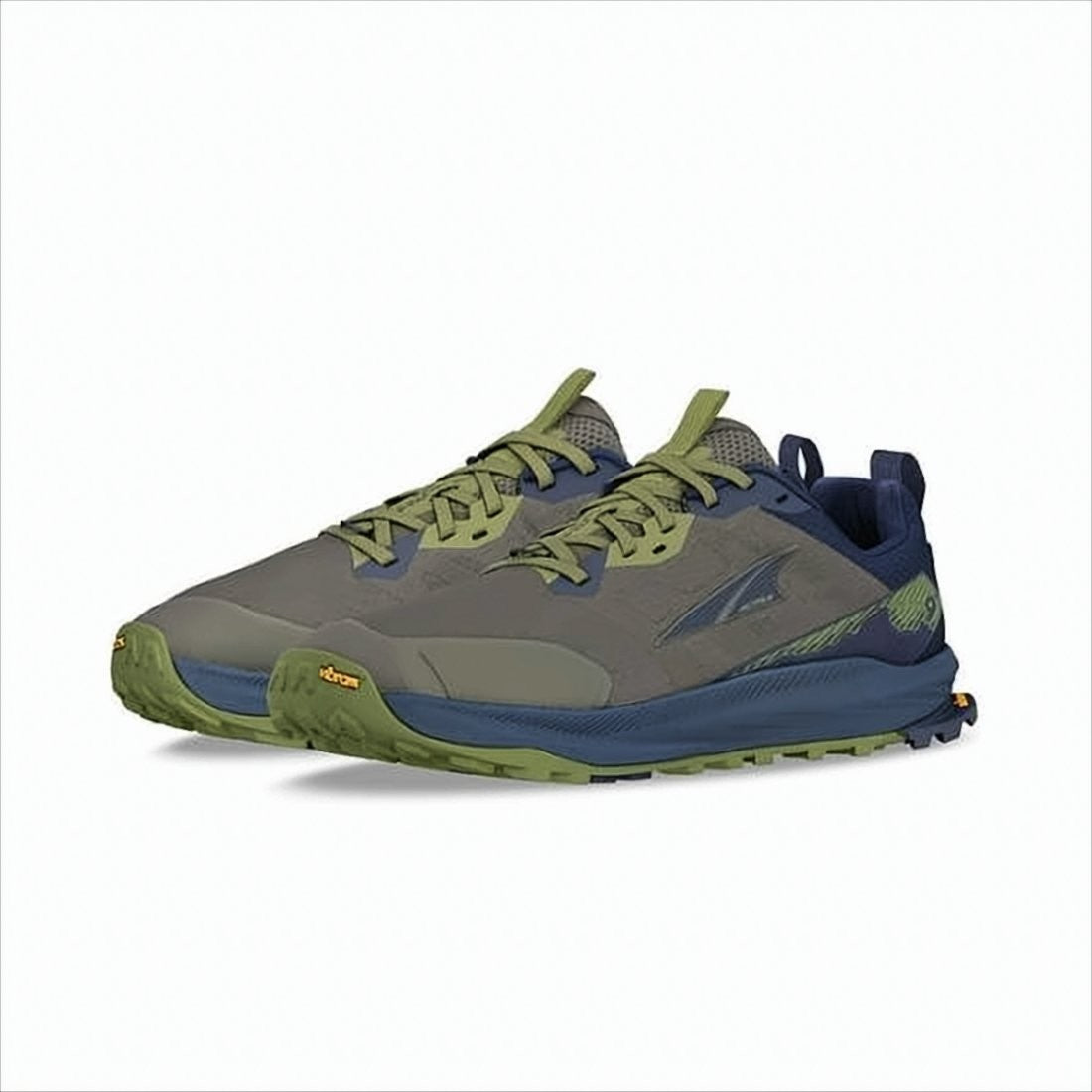Altra Streamlined Grey Athletic Sneakers With Vibram Outsole