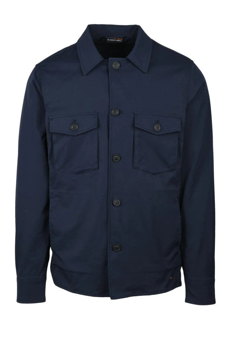Save The Duck Recycled Nylon Coat - Blue