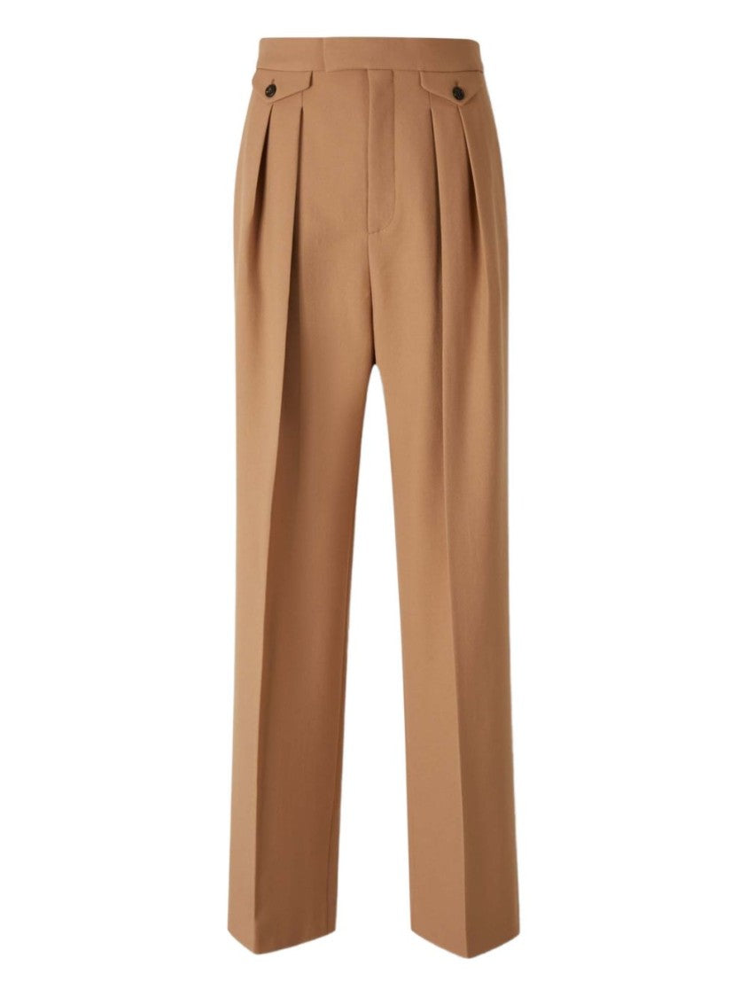 Chloé Tailored Wool Trousers With High Waist