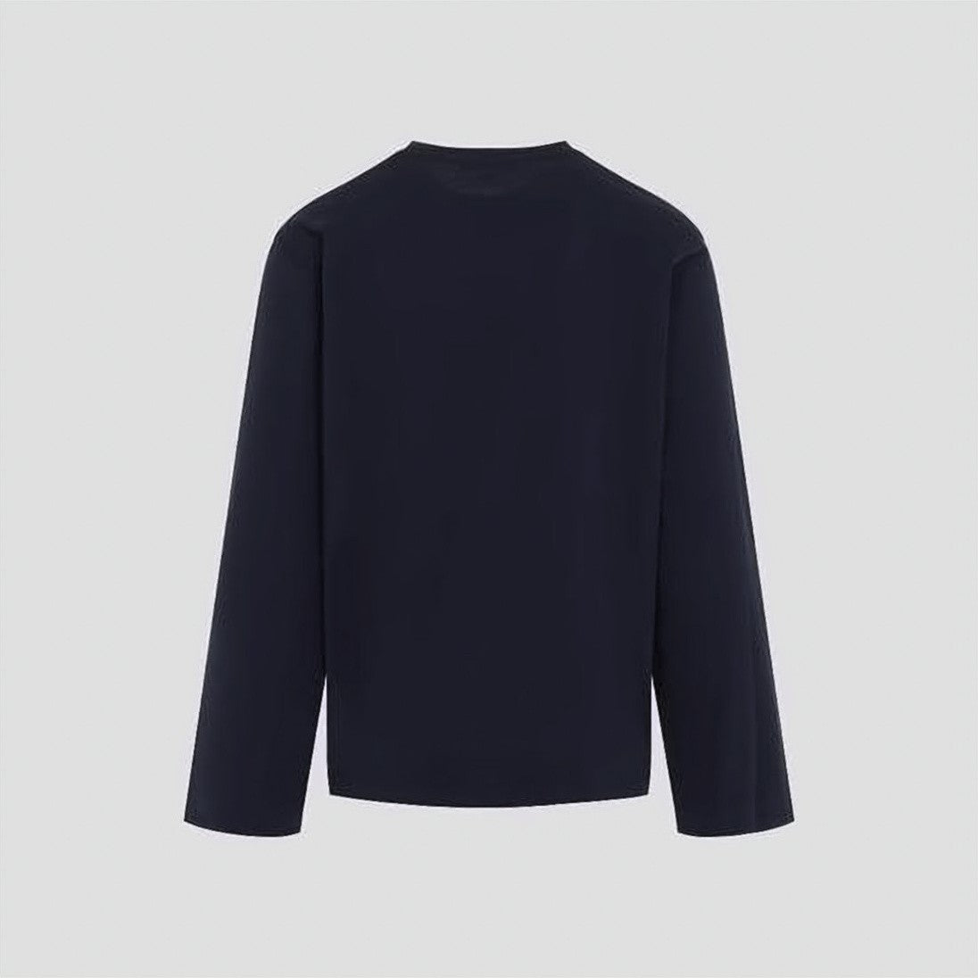 Acne Studios Long-Sleeve Minimalist T-Shirt With Embroidered Logo