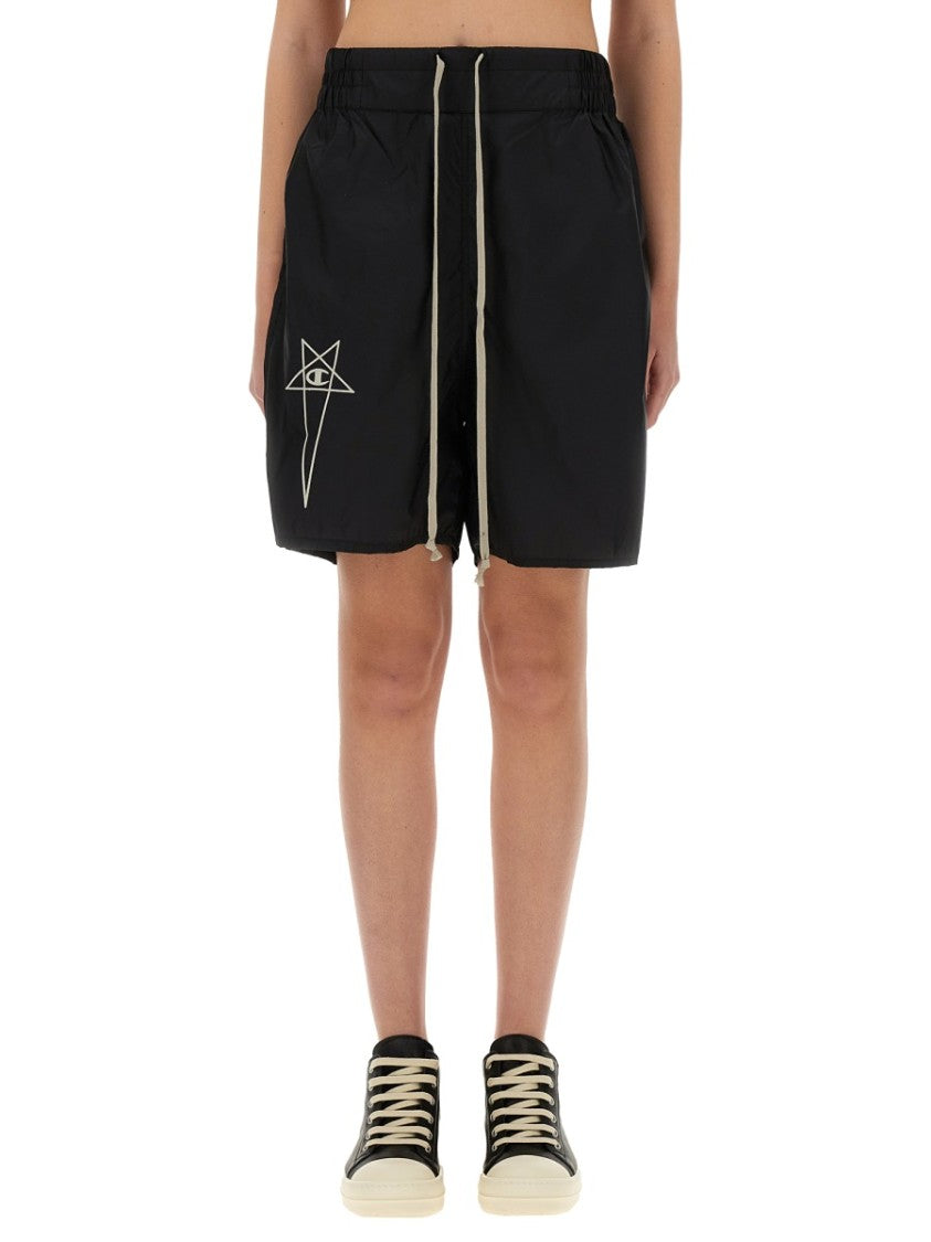 Champion X Rick Owens Relaxed-Fit Knee-Length Shorts