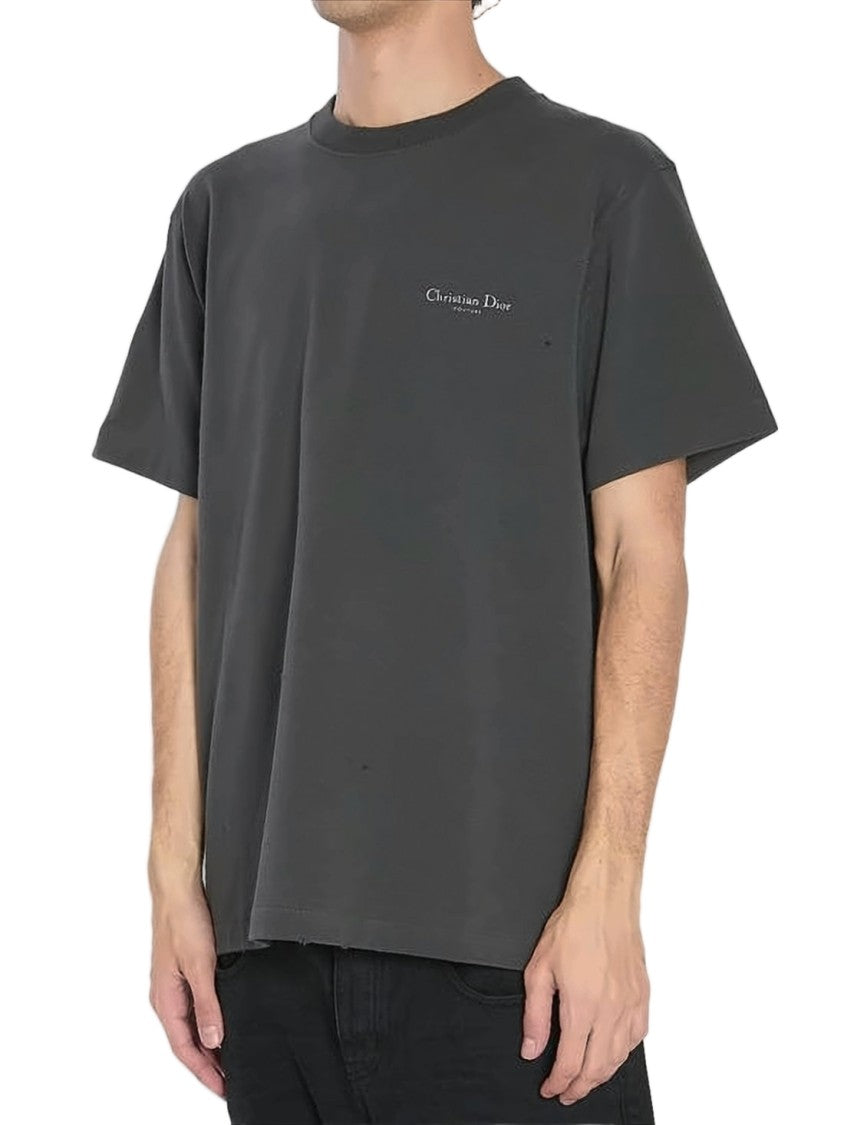 Dior Relaxed Fit Grey Crew Neck T-Shirt