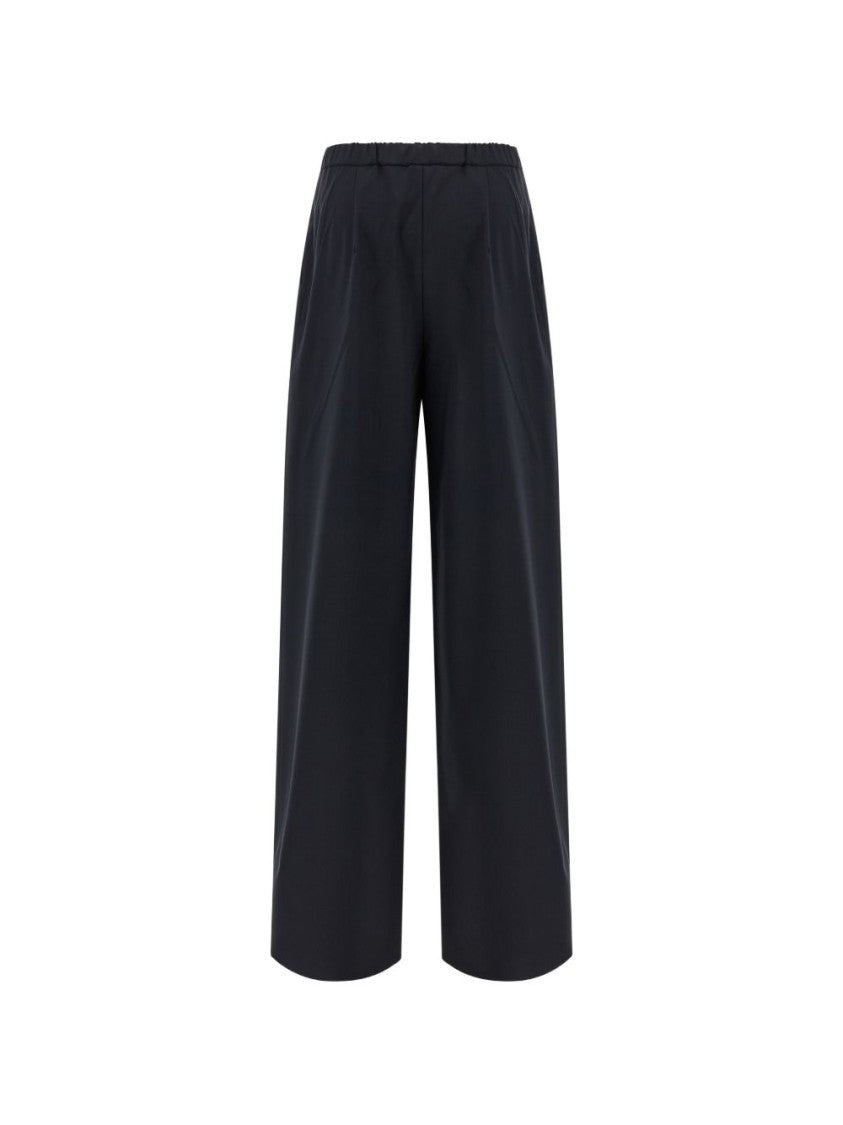 Max Mara Wide-Leg Virgin Wool Pants