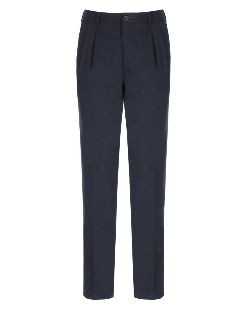 Incotex Blue Zip Fastening Formal Pants