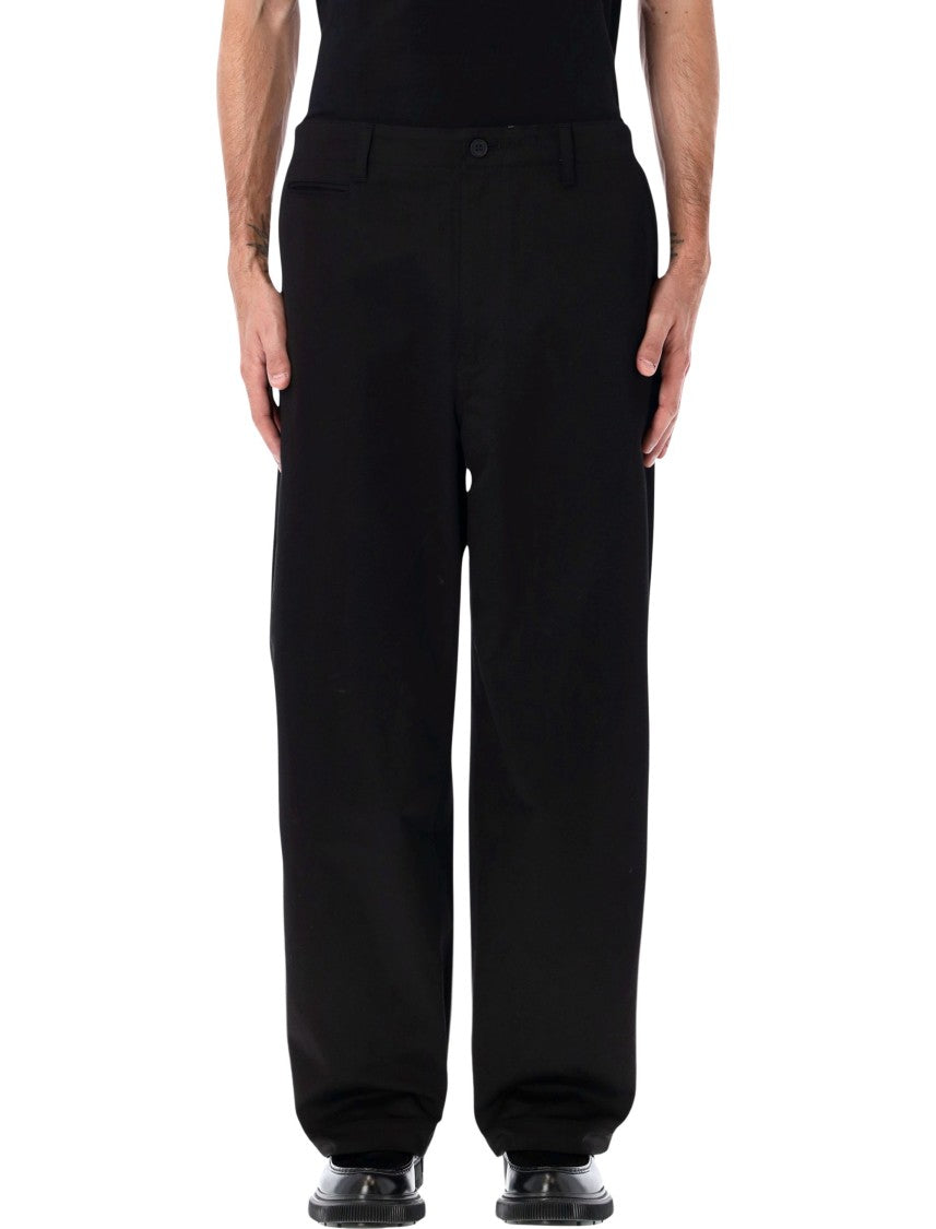 Comme Des Garçons Wide-Leg Chino Pants With Classic Waistband