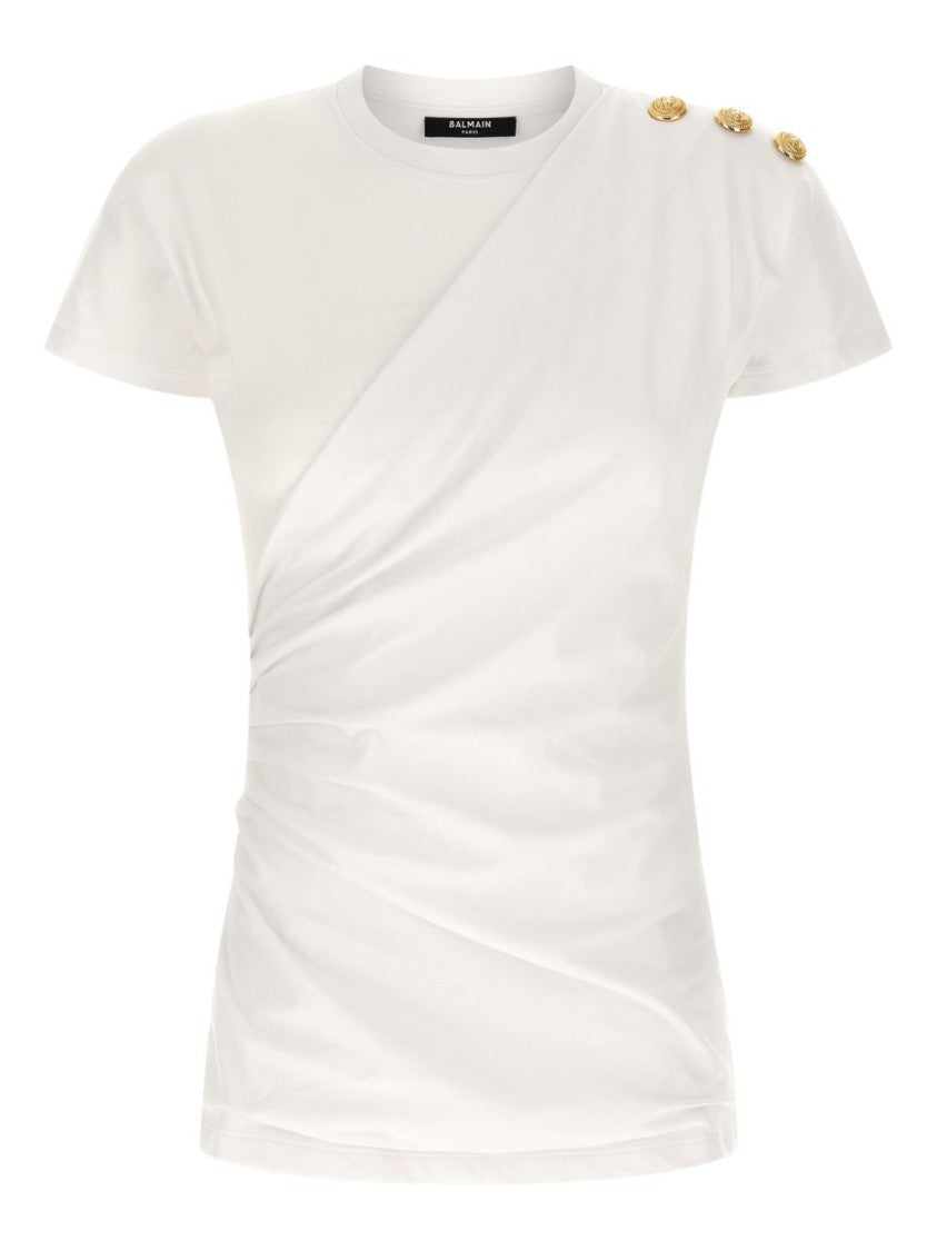 Balmain Silk And Nylon Blend Sleeveless Top