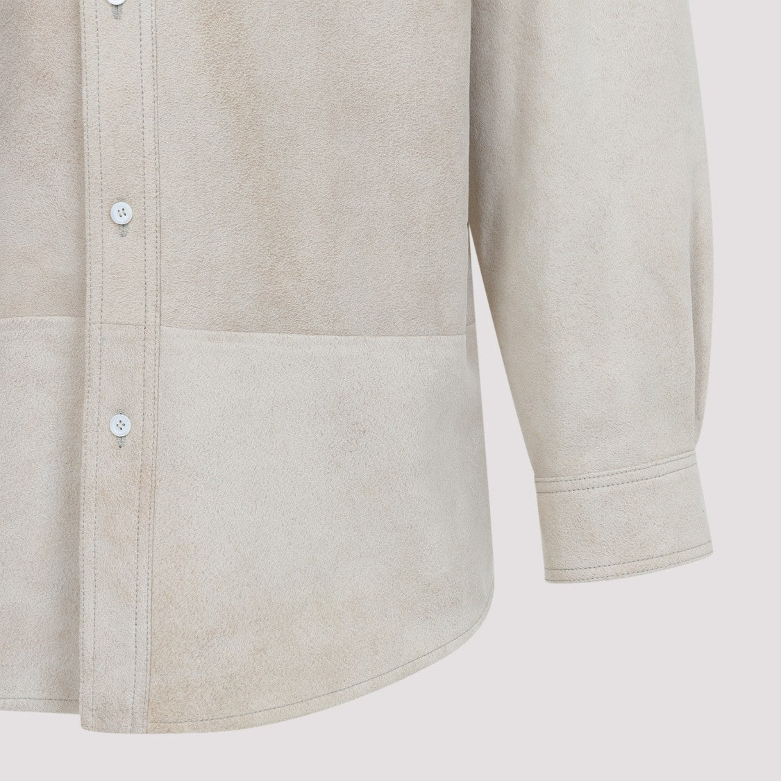 Loewe Beige Lamb Leather Shirt