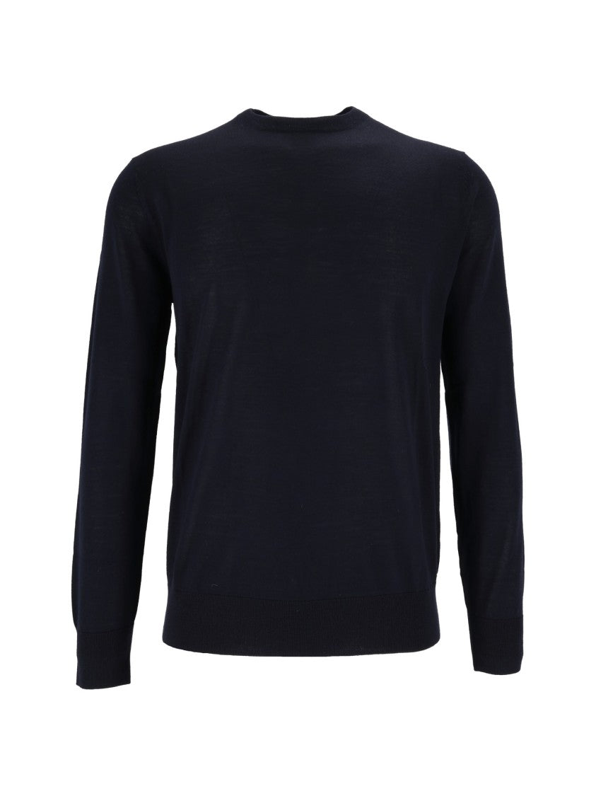 Ballantyne Smooth Wool Round-Neck Sweater