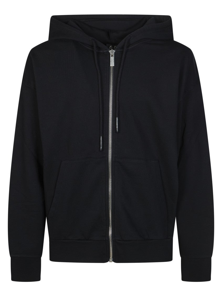 44 Label Group White Graphic Print Zip Hoodie