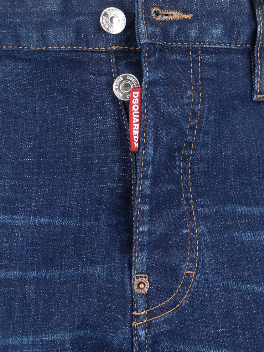 Dsquared2 Logo Jeans – Blue