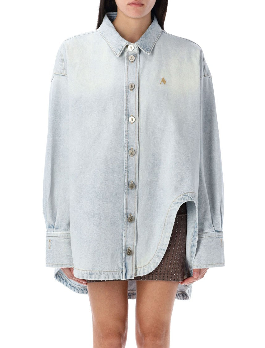 The Attico Diana Denim Shirt