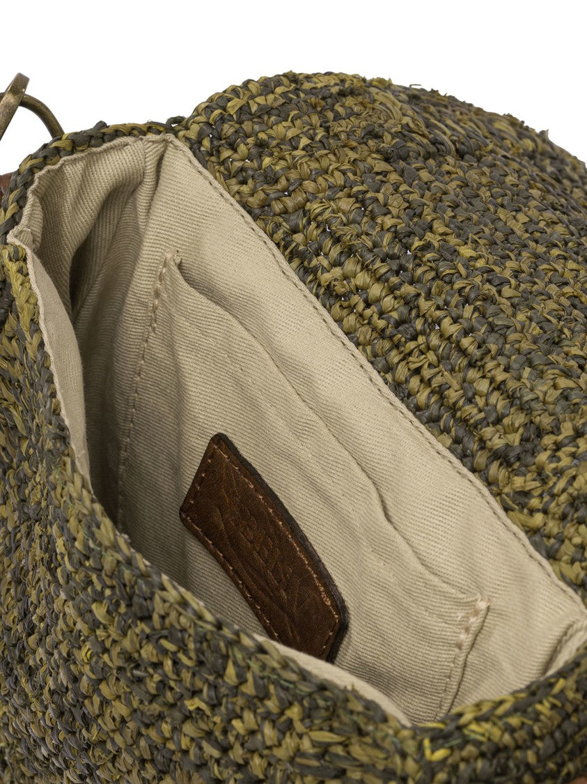 Ibeliv Compact Raffia Crossbody Bag