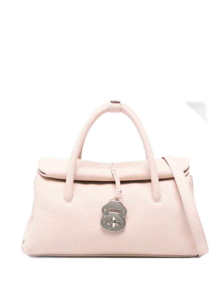 Zanellato Textured Leather Handbag With Structured Silhouette