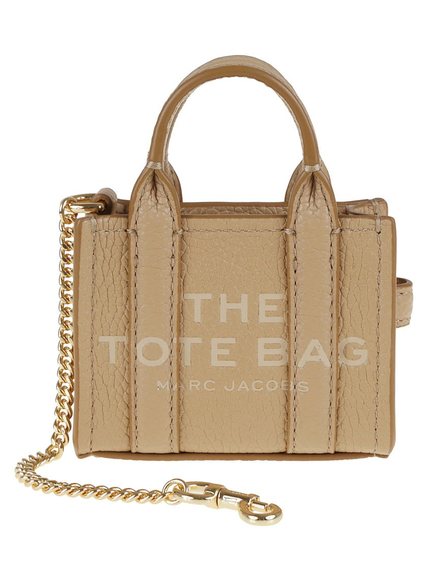 Marc Jacobs Brown Leather Crossbody Bag With Textured Finish