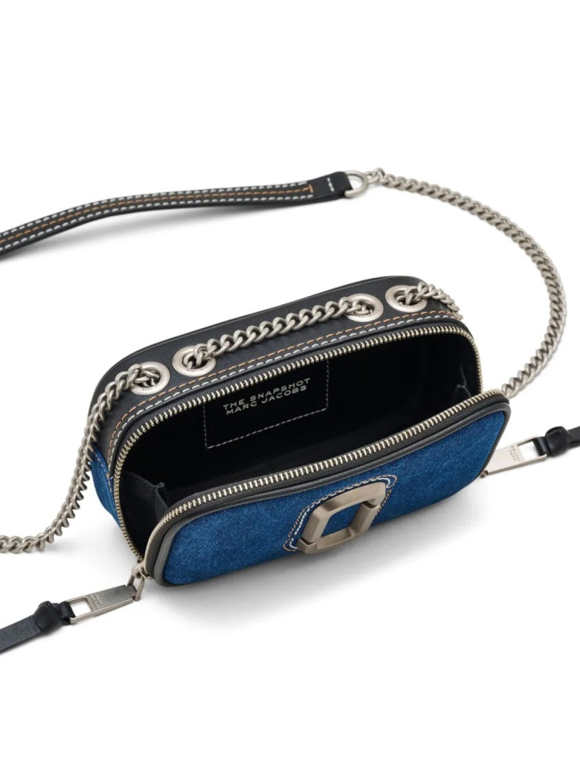 Marc Jacobs The Denim Chain Snapshot Shoulder Bag