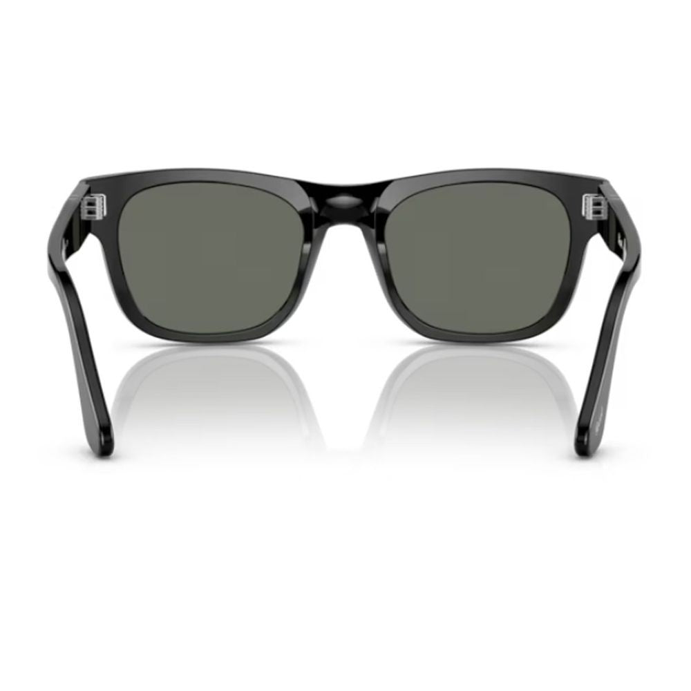 Persol Po3269s Rectangular Black Acetate Sunglasses