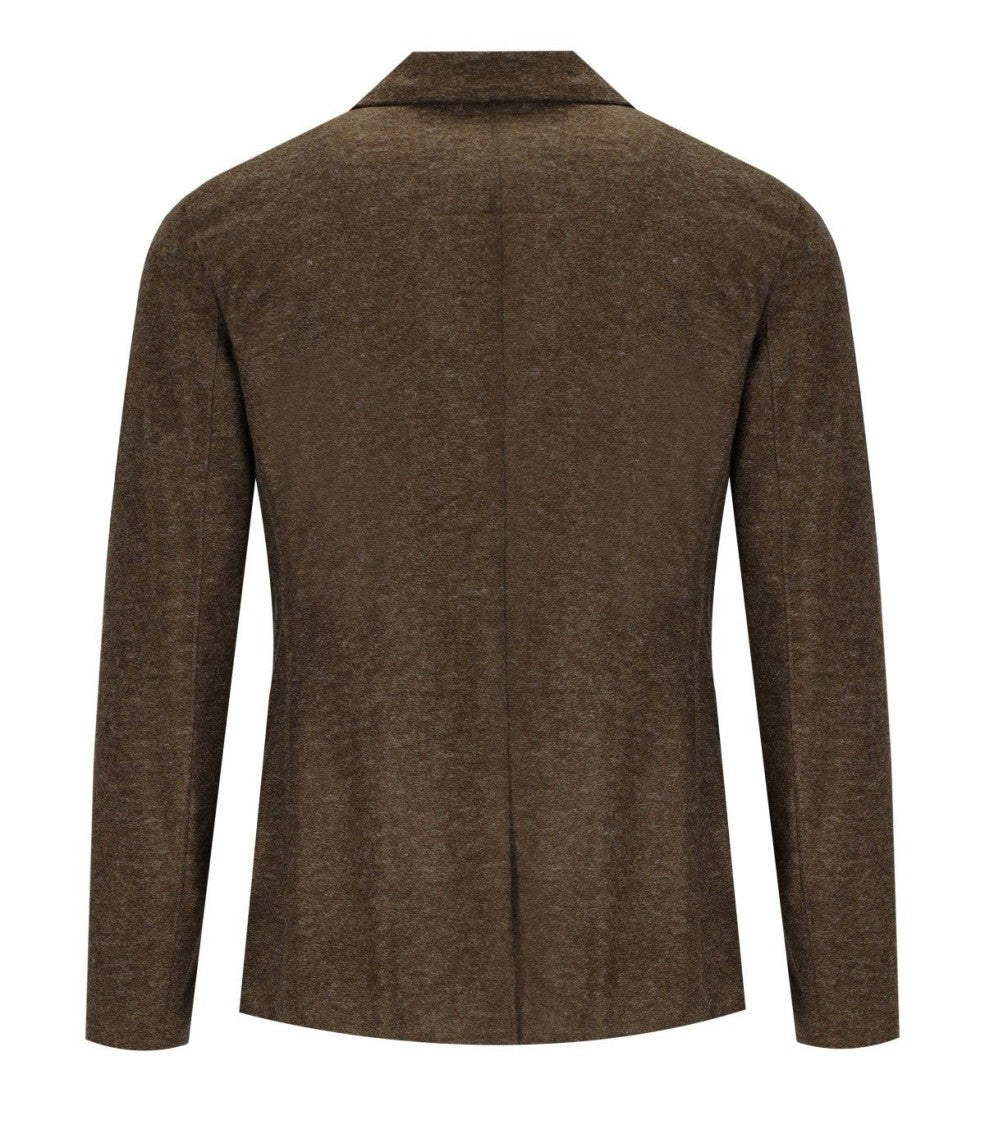 Bob Dover Brown Single-Breasted Jacket