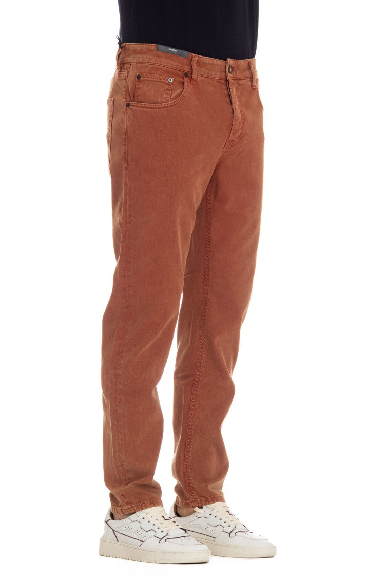 Pt Denim 5-Pocket Color Tapered Fit Trousers