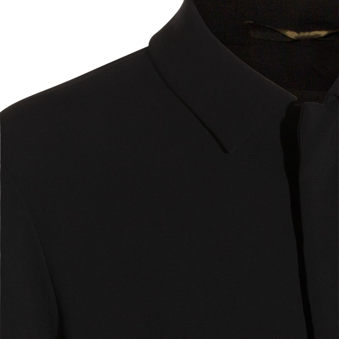 Montecore Black Coat With High Collar