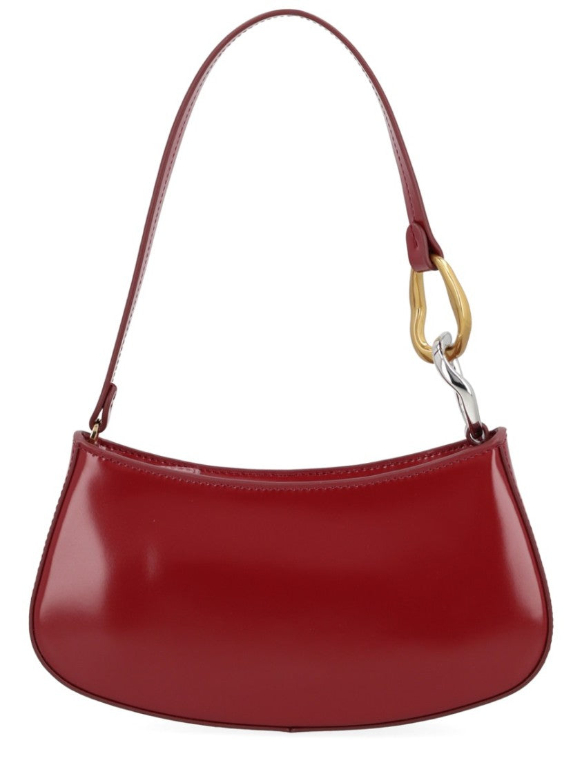 Staud Ollie Cow Leather Crescent Shoulder Bag