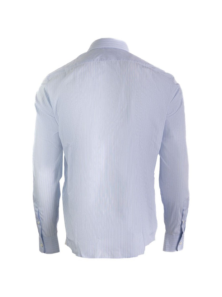 Prada White Cotton Mother-Of-Pearl Button Shirt