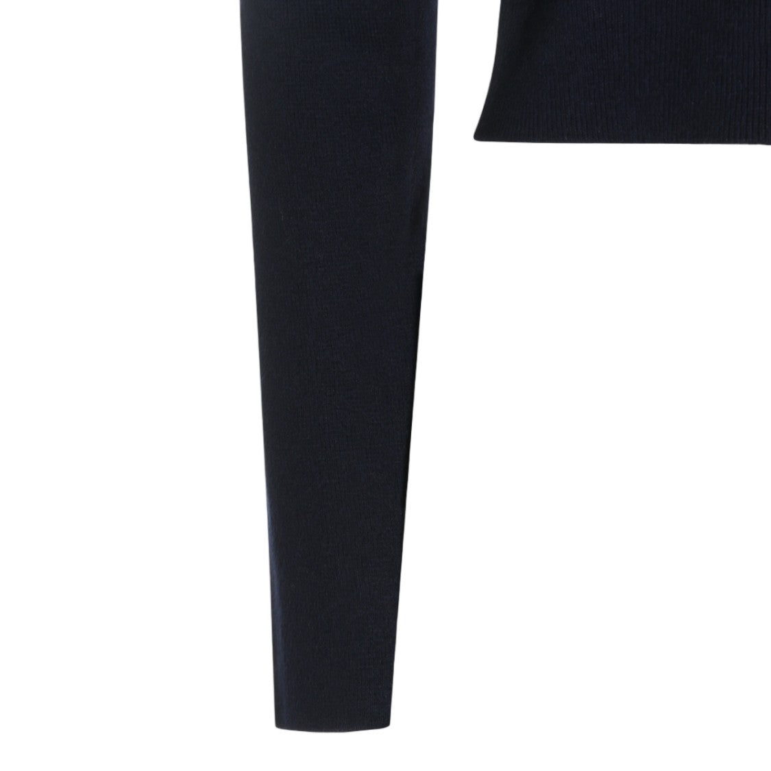 Self-Portrait Fitted Faux Fur Collar Sweater