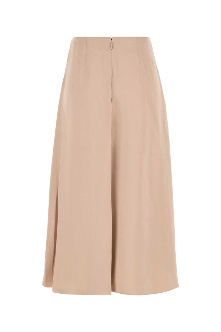 Fendi Pastel Pink Silk Skirt