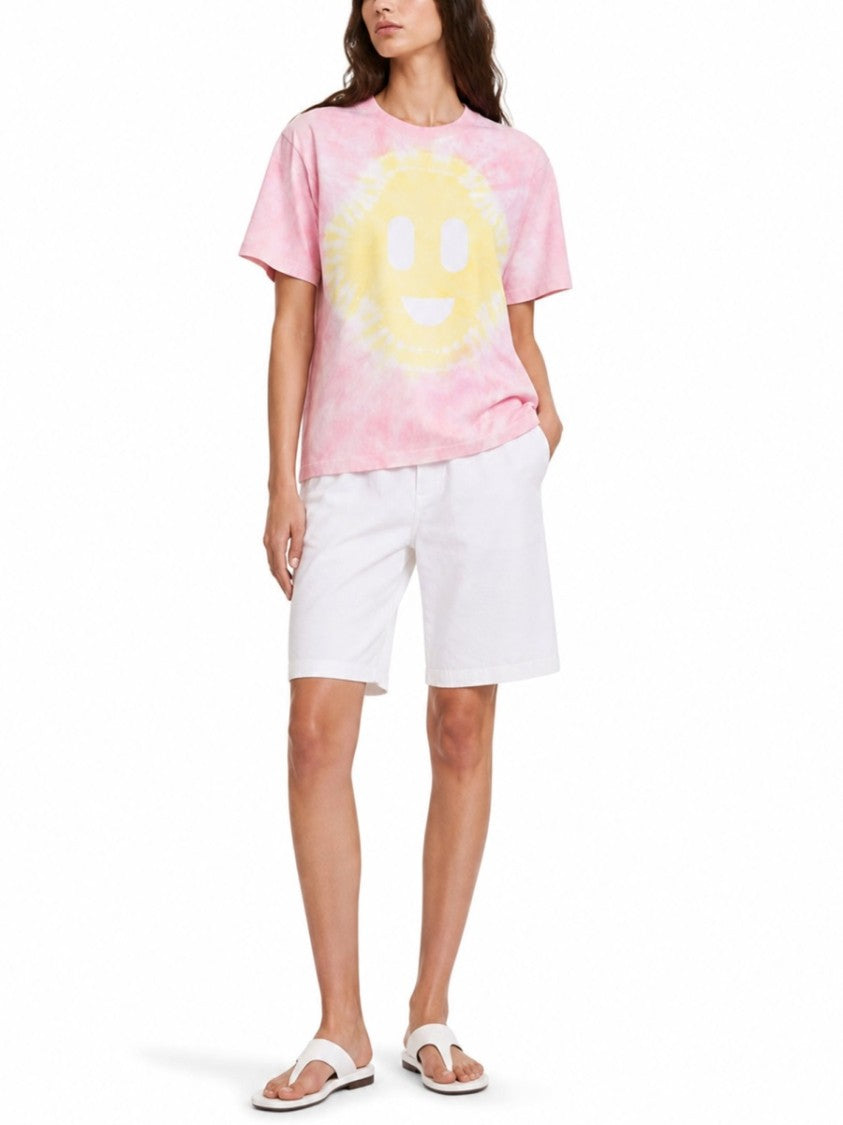Casablanca Pink Smile Tie Dye T-Shirt