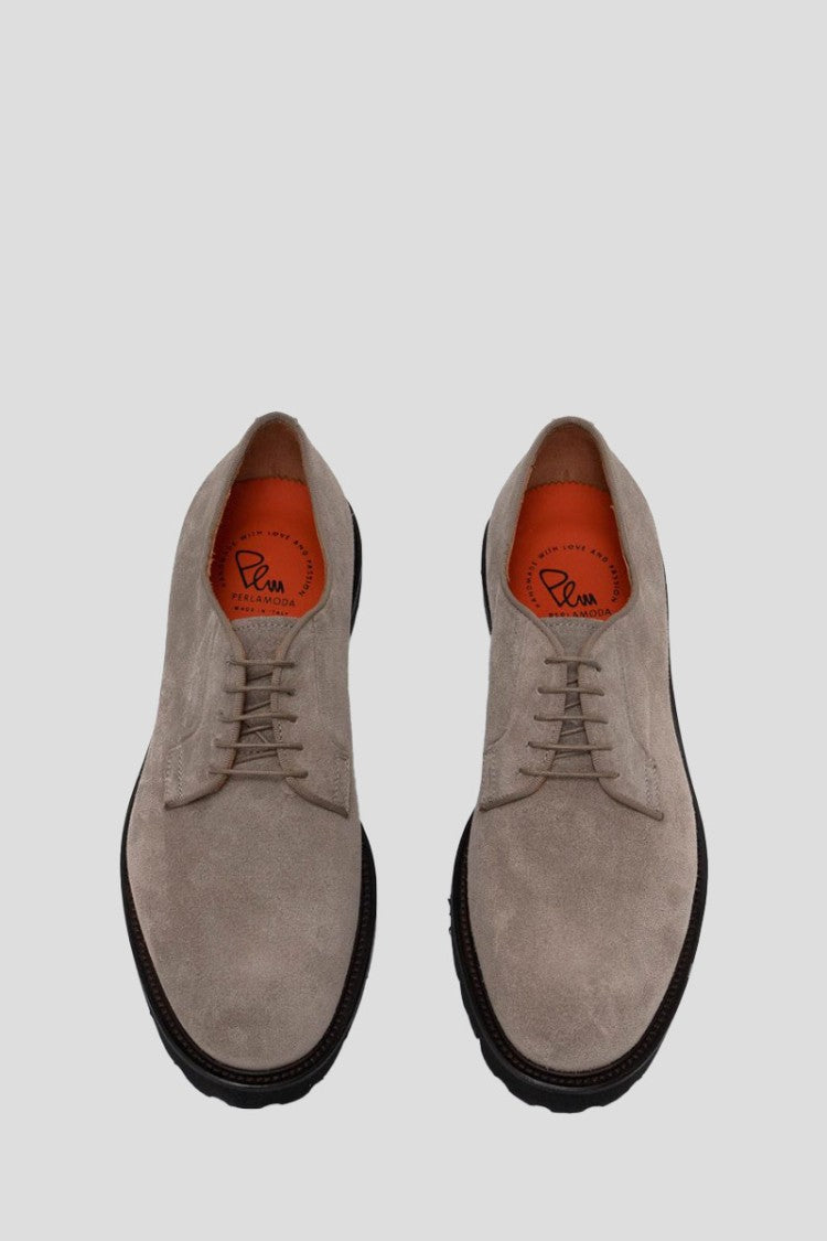 Philippe Lang Lace Up Leather Loafers