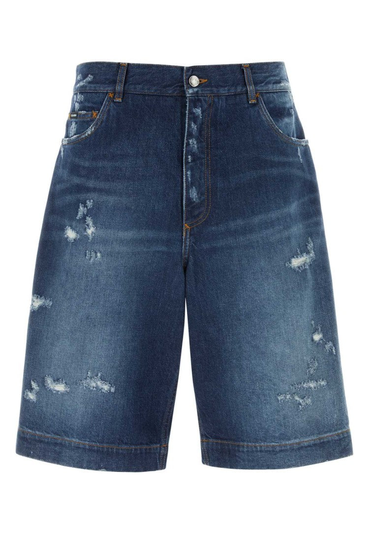 Dolce & Gabbana Denim Bermuda Shorts