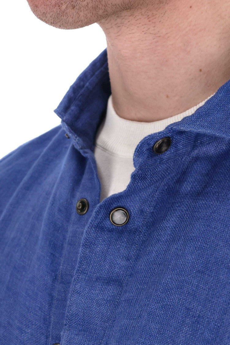 Finamore Maratea Model Tailored Pure Linen Shirt