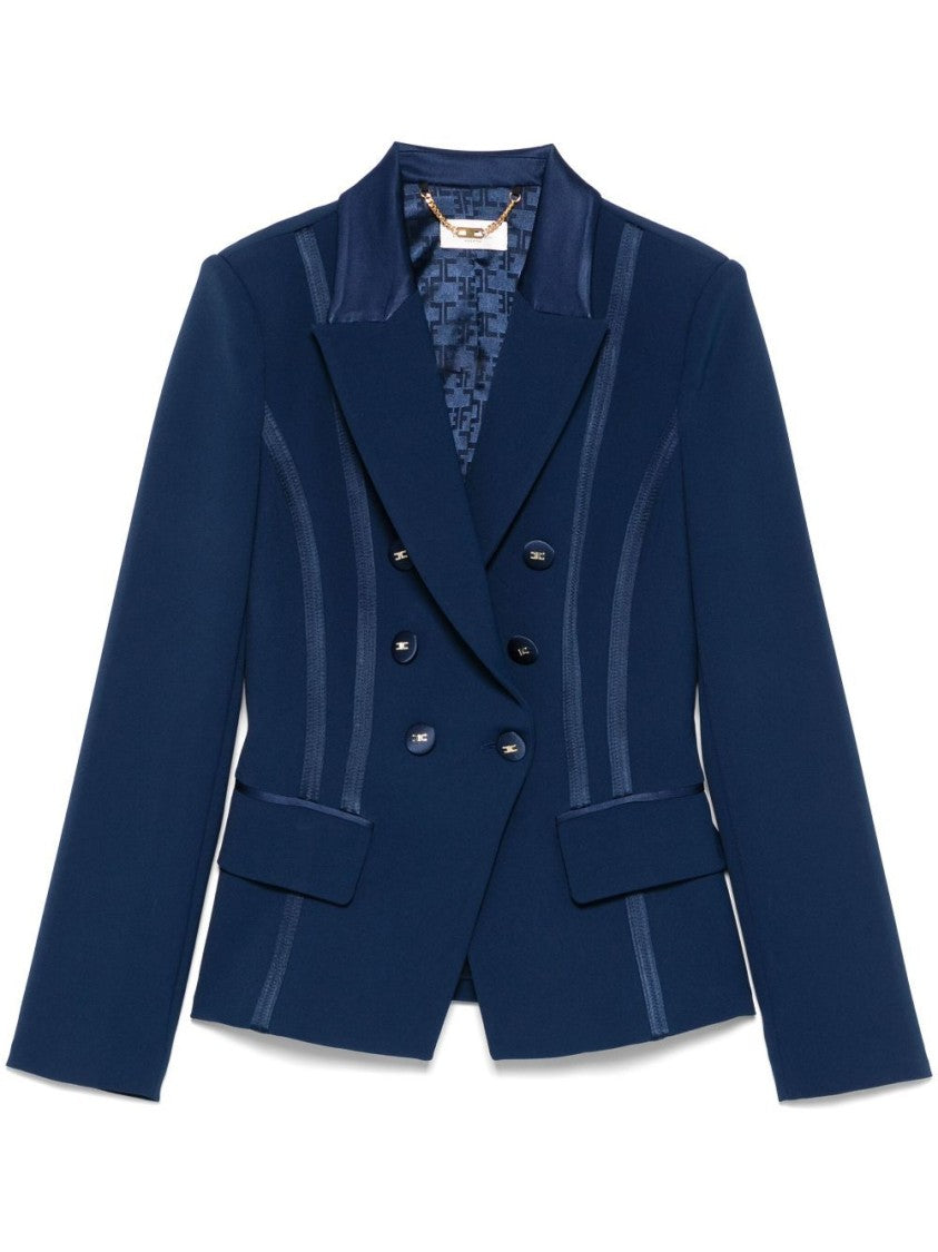 Elisabetta Franchi Double-Breasted Tailored Jacket