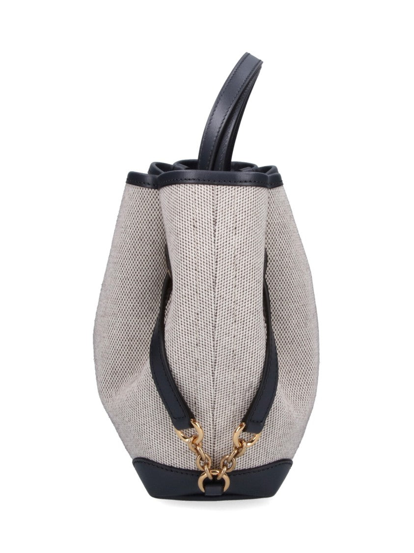 Chloé Structured Tote Bag With Textured Fabric
