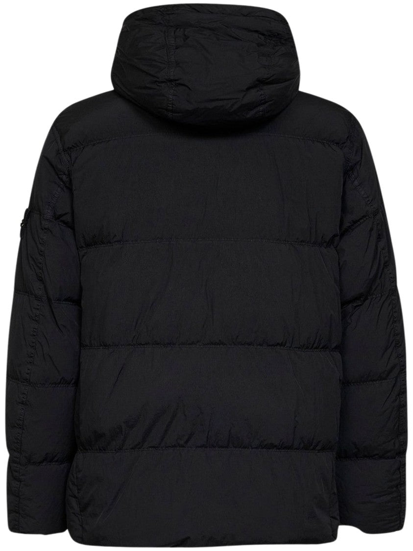 Stone Island Padded Quilted Hooded Jacket