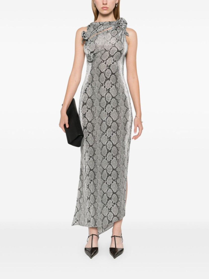 Coperni Lamé Effect Maxi Dress