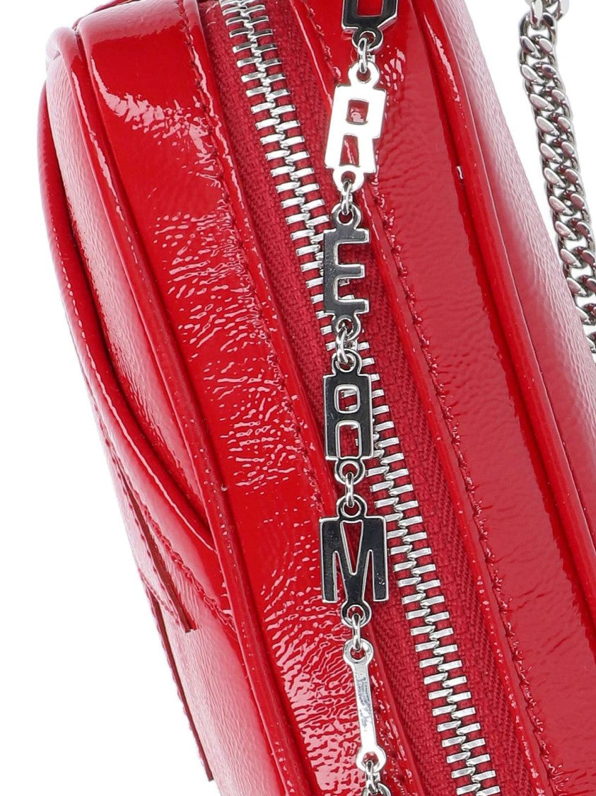 Golden Goose "Star" Mini Bag, In Red Patent Leather