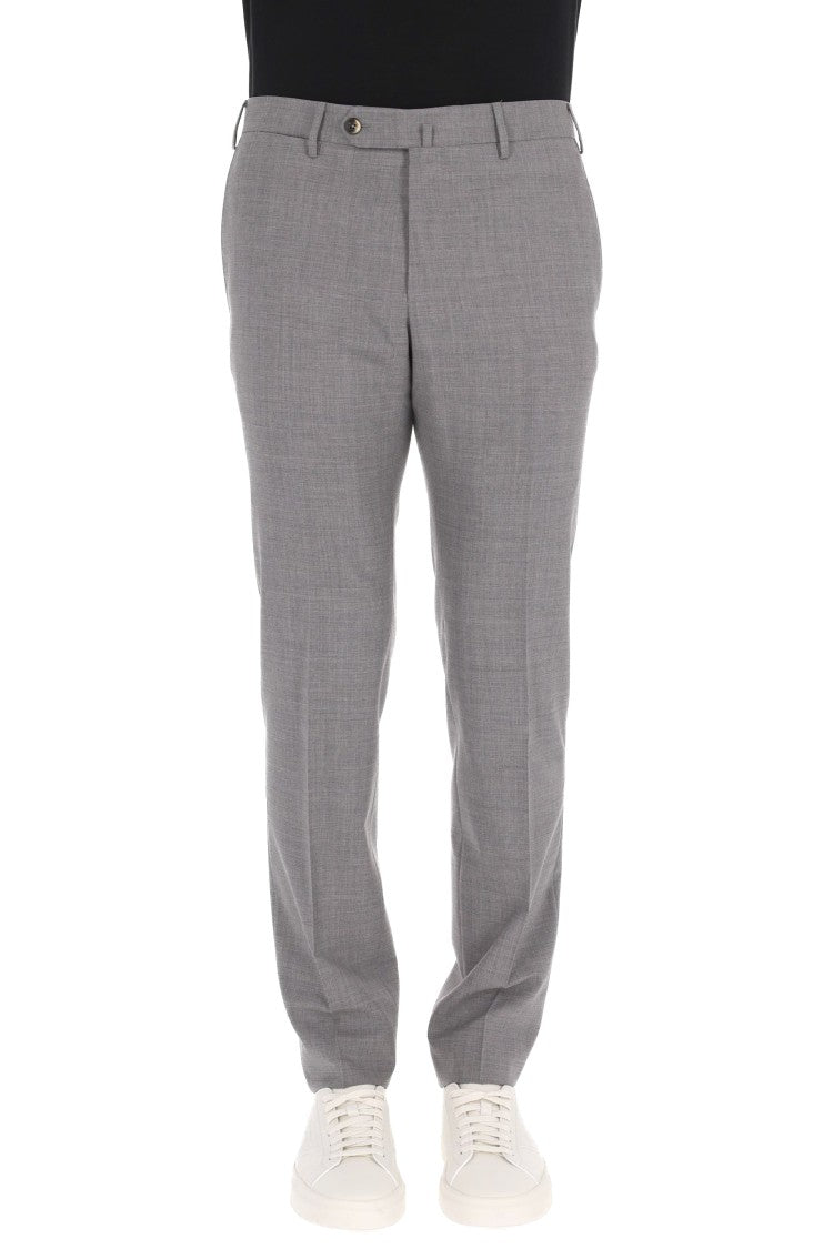 Pt Torino Super Slim Fit Virgin Wool Trousers