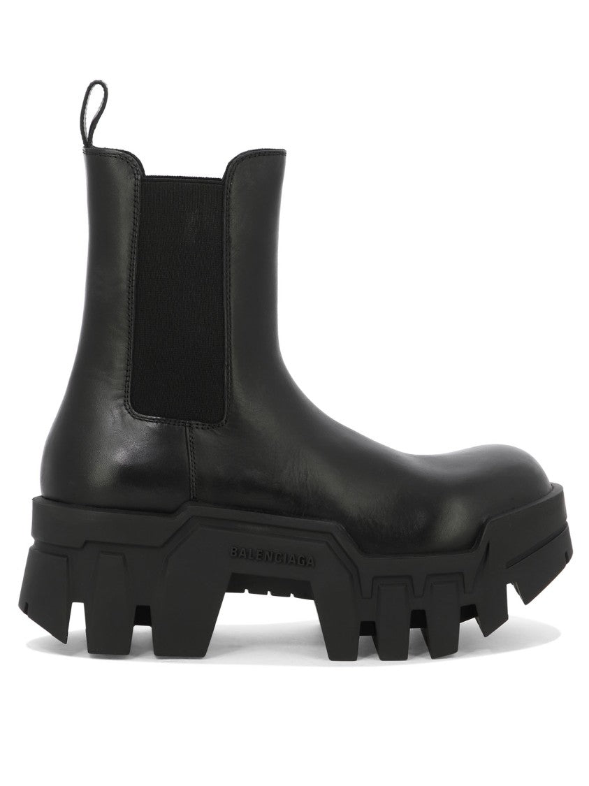 Balenciaga Calf Leather Ankle Boots