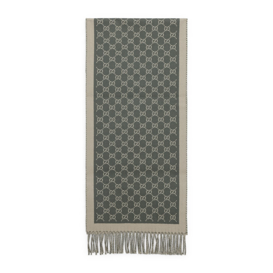 Gucci Long Rectangular Wool Scarf