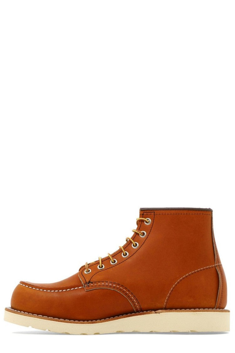 Red Wing Moc Toe Lace-Up Boots