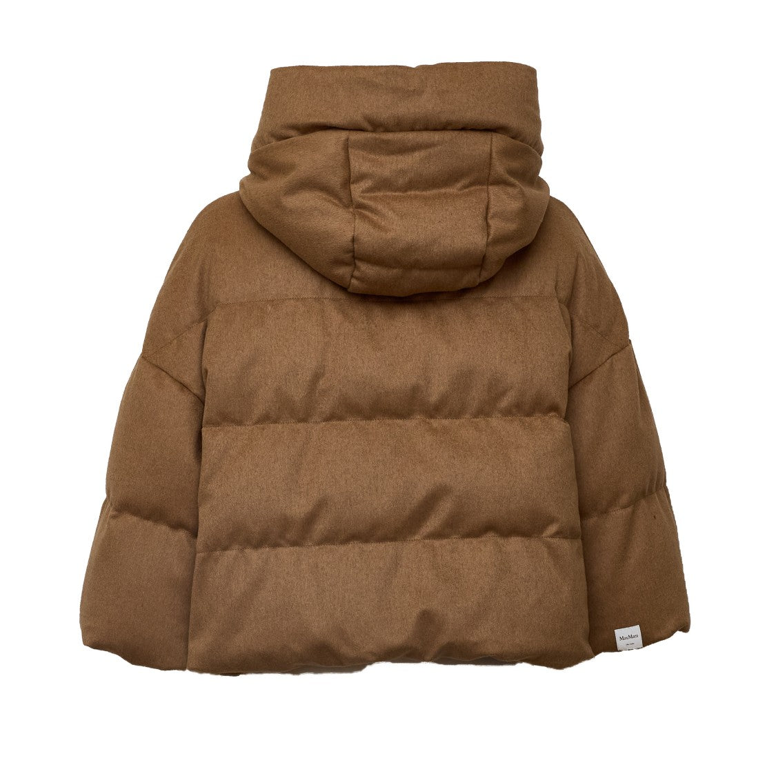 Max Mara Pam Drap Baby Camel Goose Down Padded Jacket
